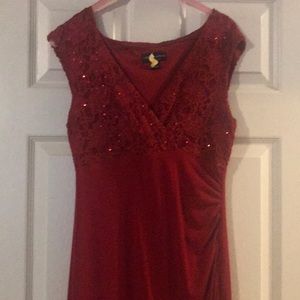 Connected Apparel Red Dress